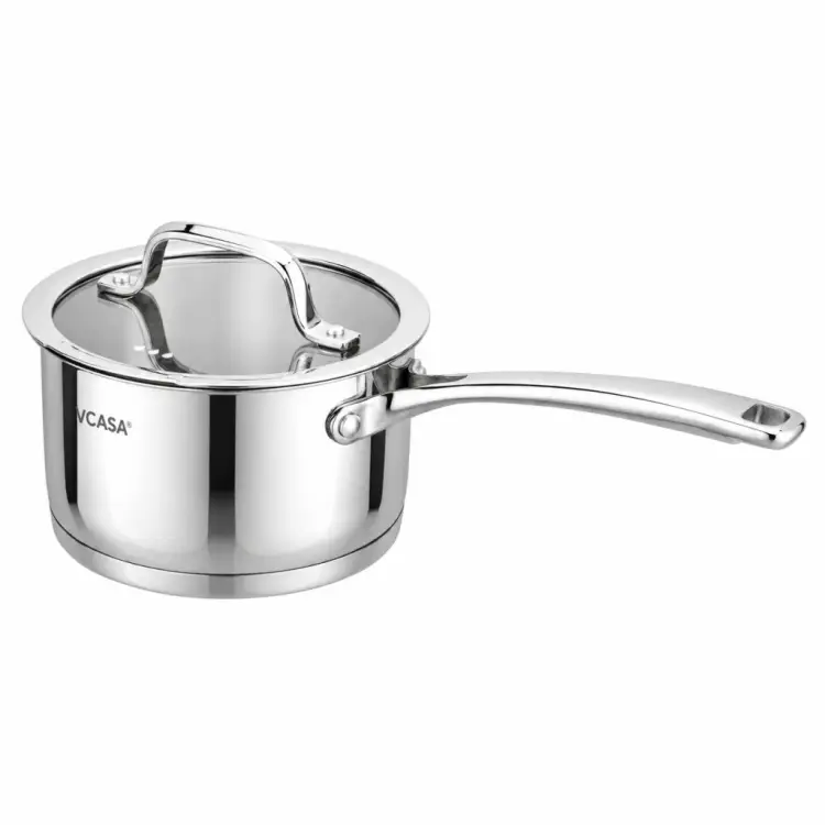 Rondel VCASA AMARA 16 cm 1,8 L Stal Nierdzewna 304 Pokrywka do Odcedzanie