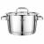 Garnek VCASA SIERRA 24cm 5,3 L Stal 304 Indukcja Pokrywka Odcedzania Cedzak