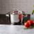 Garnek VCASA SIERRA 20cm 3,2L Stal Nierdzewna 304 Indukcja Pokrywka Cedzak