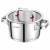 Garnek VCASA SIERRA 16cm 1,6L Stal Nierdzewn 304 Pokrywka Cedzak Odcedzania