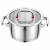 Garnek VCASA SIERRA 16cm 1,6L Stal Nierdzewn 304 Pokrywka Cedzak Odcedzania