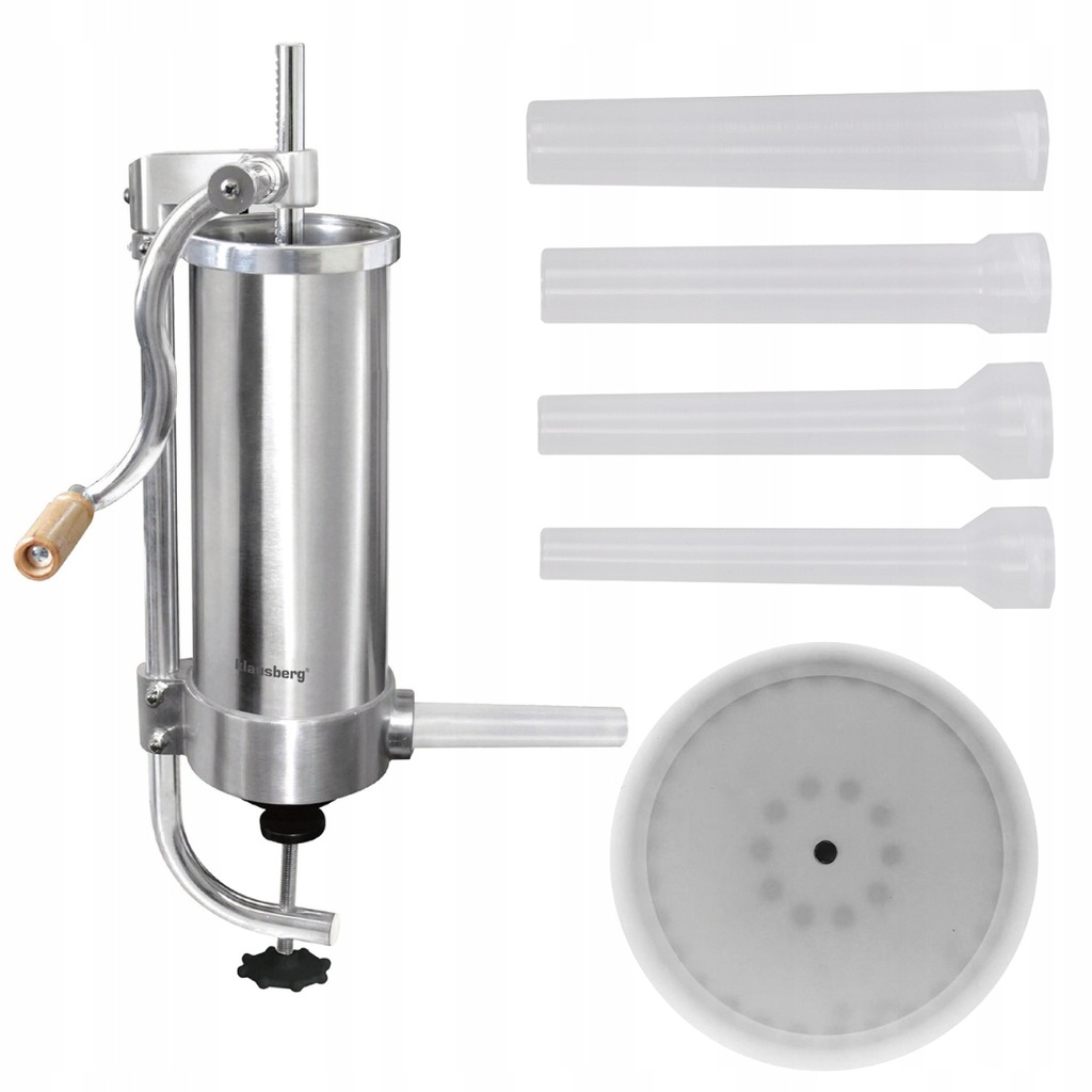 NADZIEWARKA do kiełbas 3 kg stal nierdzewna Maszynka Szpryca KLAUSBERG