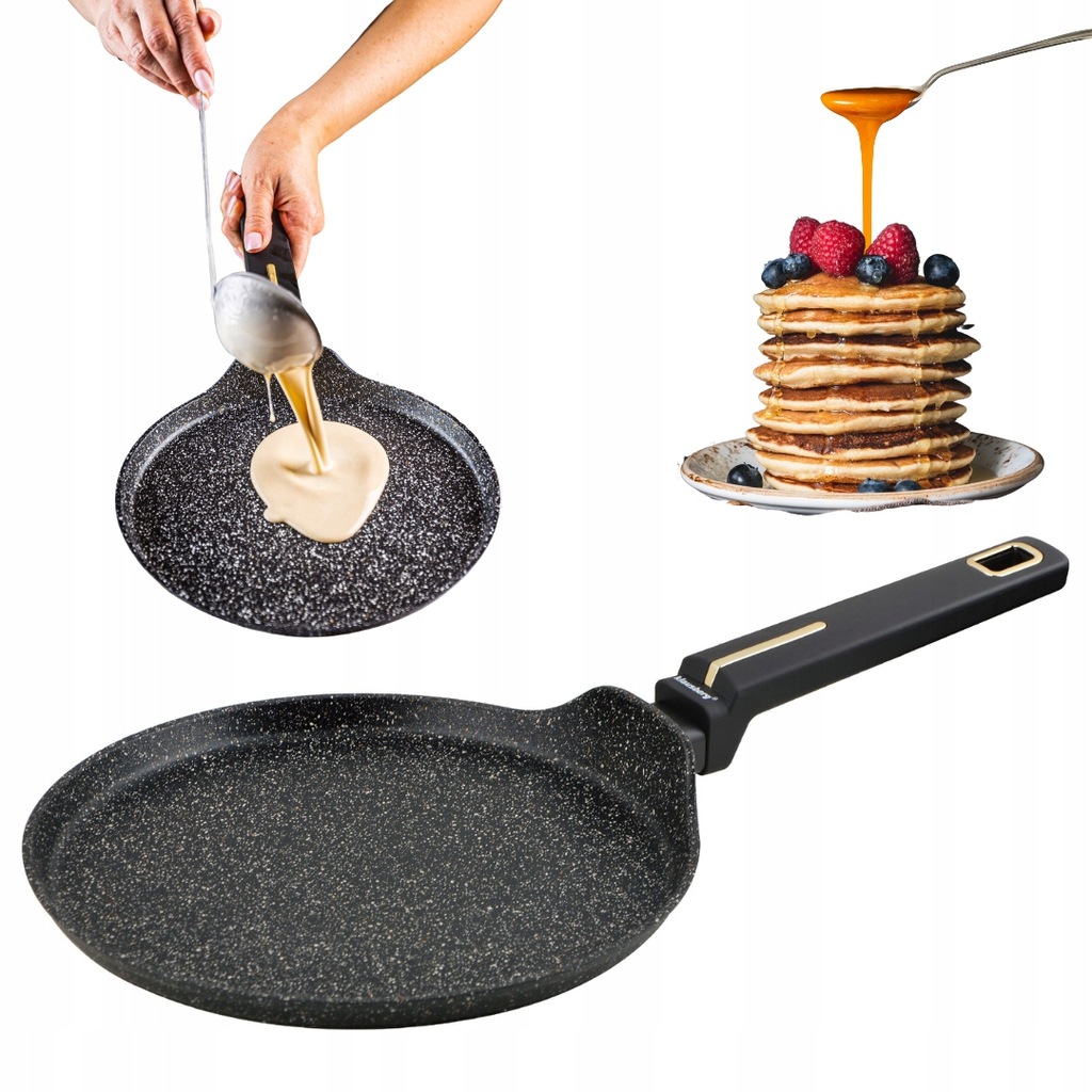Patelnia do naleśników Klausberg KB7964 24 cm Gaz indukcja nieprzywierająca